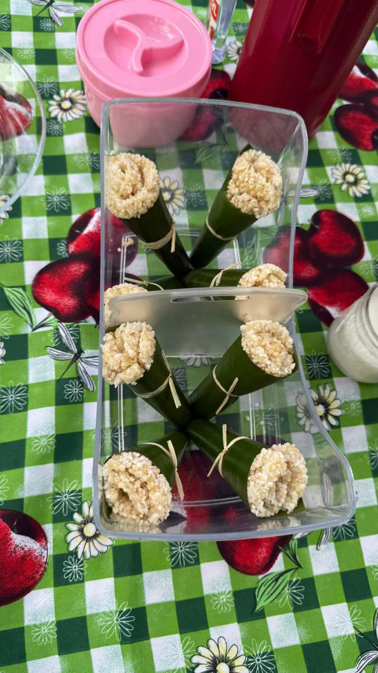 Café de Coco e Beiju tradicional